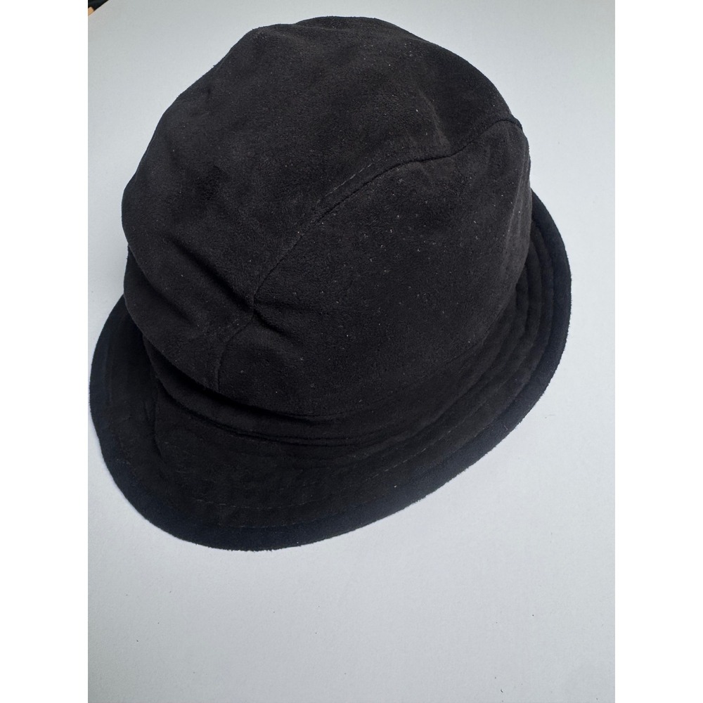 Memar Faux Suede Vintage Bucket Hat Italy Minimalist City Chic Parisian Style